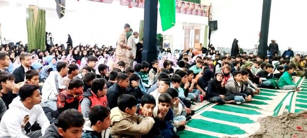 یادواره شهدای معلم و دانش آموز شهر زاوین 