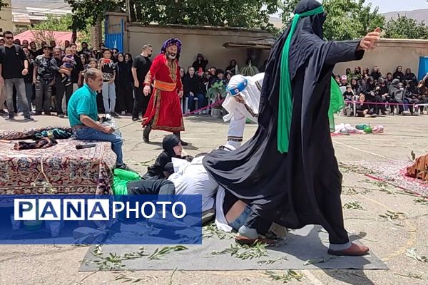 مراسم شبیه خوانی روز عاشورا در شهرستان طالقان