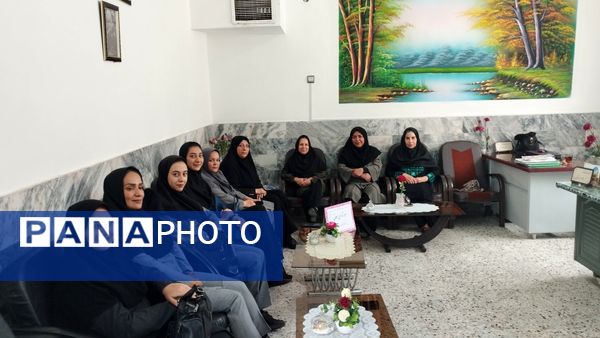 مراسم زنگ مهر در مدرسه فرهنگ خلیل آباد