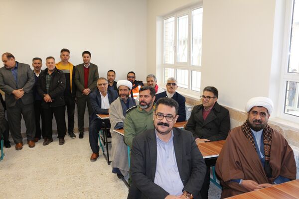 افتتاح دبیرستان متوسطه اوّل ۴ کلاسه «مصیب جلالی» در روستای دهنه اخلمد چناران