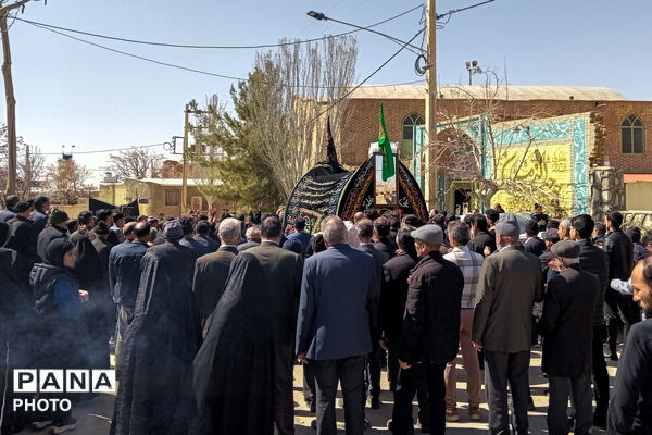 نخل‌برداری بنادکوک‌دیزه در سوگ امام علی (ع)