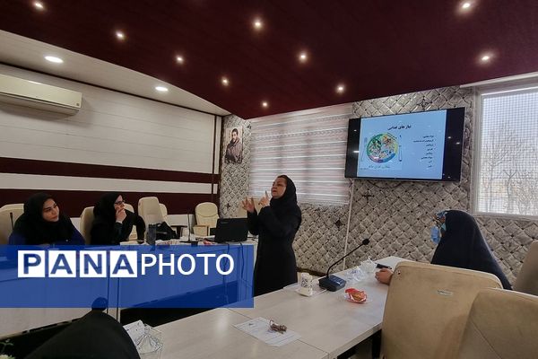 کارگاه آموزشی تغذیه سالم با رویکرد مکمل‌یاری در اداره آموزش و پرورش کهریزک 