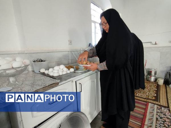 مراسم پرفیض دعای ندبه در امامزاده روستای مهدی آباد خلیل آباد