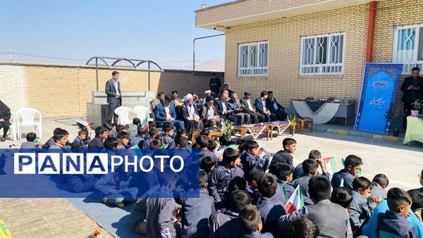 کلنگ‌زنی نمازخانه در مدرسه برکت علیاشهر 