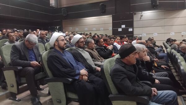 حضور پرشور مردم و مسئولان نورآباد در مراسم سالگرد شهادت سپهبد سلیمانی