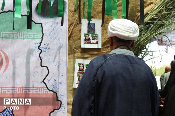 حضور مدیرکل آموزش و پرورش خراسان شمالی در موکب روستای مهمانک