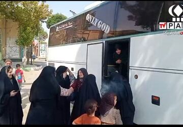 بازگشت زائران پیاده‌روی اربعین حسینی به کلاته‌رودبار
