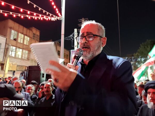 تجمع مردمی شهر صباشهر همزمان با مراسم شام غریبان  