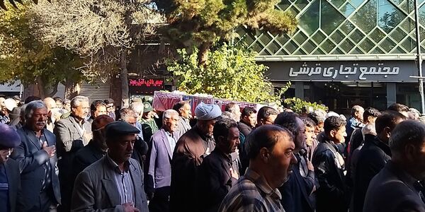 تشییع پیکر جانباز شهید علی فتح آبادی در نیشابور 