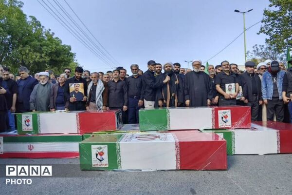 شهر قدس میزبان پیکر ۸ شهید سرافراز