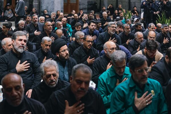 عزاداری دهه اول محرم با حضور تولیت آستان قدس رضوی
