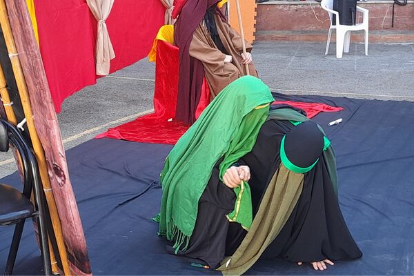 درخشش نمایش شهادت حضرت فاطمه(س) در مدرسه عباسقلی رهگذر