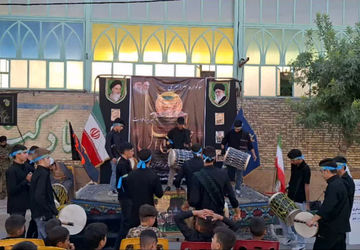 سوگواری نوجوانان ایزدخواست به یاد قاسم بن الحسن