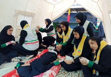 آمادگی دانش آموزان  در برابر زلزله