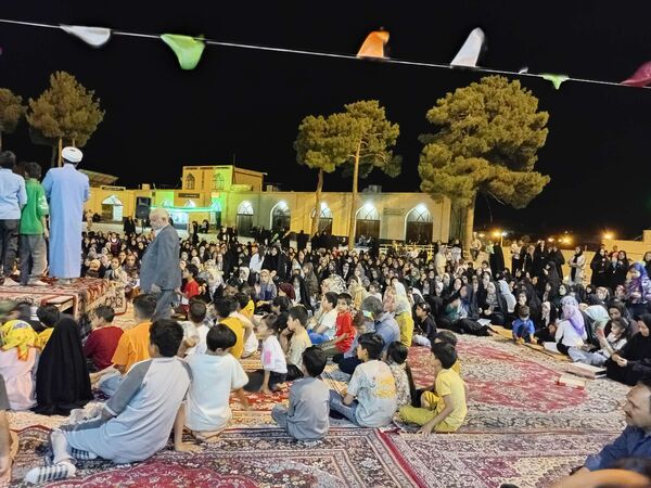 جشن میلاد امام محمد صادق (ع) و حضرت محمد (ص) در امامزاده محمد عابد کاخک