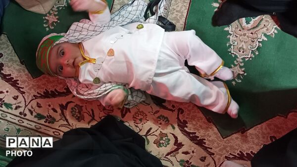 مراسم شیرخوارگان حسینی در مهدیه معلا شهر میلاجرد