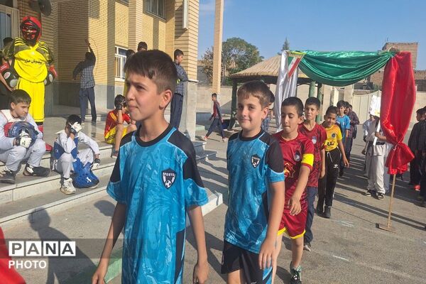طنین زنگ ورزش و هفته المپیاد ورزشی درون‌مدرسه‌ای در دبستان ایمان ورامین