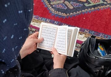 آیین معنوی سفره حضرت قاسم (ع) با حضور پرشور ارادتمندان در مسجد امام رضا (ع) نظرآباد