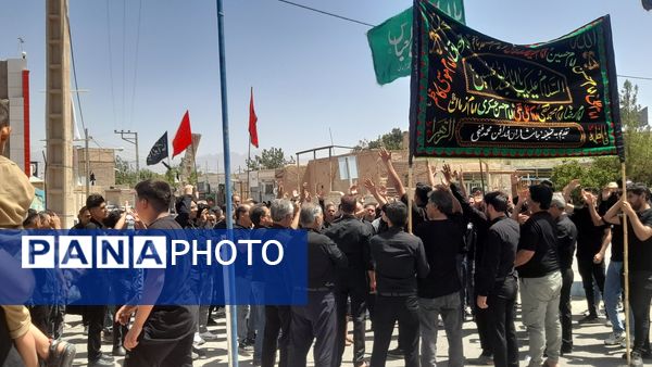 روز هشتم محرم دسته روی هیئت جانثاران ابوالفضلی روستای فدافن