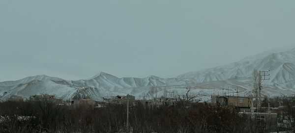 دومین بارش برف پاییزی در شهرزیبای بار نیشابور
