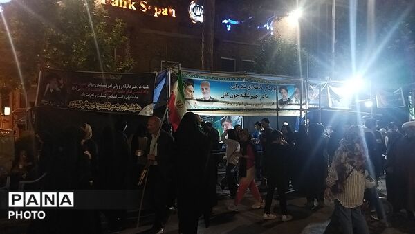 گذری بر موکب هفتاد و پنجمین شب از اجتماعات مردمی نیشابور 