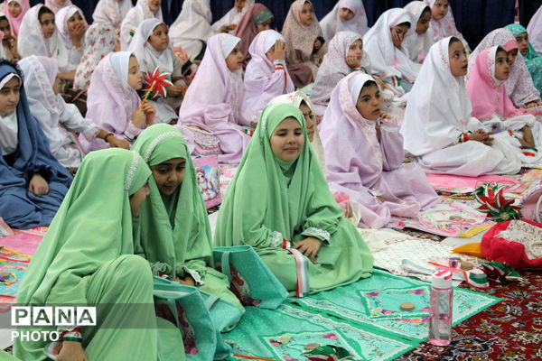  آغاز جشن بندگی دانش‌آموزان  شهرستان نظرآباد 