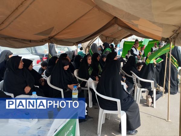 برپایی موکب امام رضا(ع) در میاندورود 