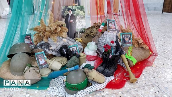 زنگ ایثار و شکوفه‌ها در دبستان دخترانه دوره اول فرهنگیان ناحیه شش مشهد