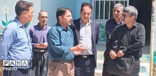 بازدید رئیس اداره آموزش و پرورش منطقه سردرود از مدارس روستاهای بخش بغراطی