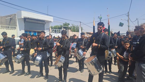 مراسم عزاداری و زنجیر زنی شهادت امام حسن مجتبی(ع) و رحلت پیامبر اکرم (ص) در  روستای کفکی خراسان رضوی