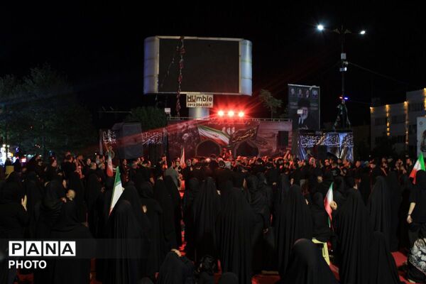 آیین سوگواری و عزاداری حسینی در میدان عدالت پردیس