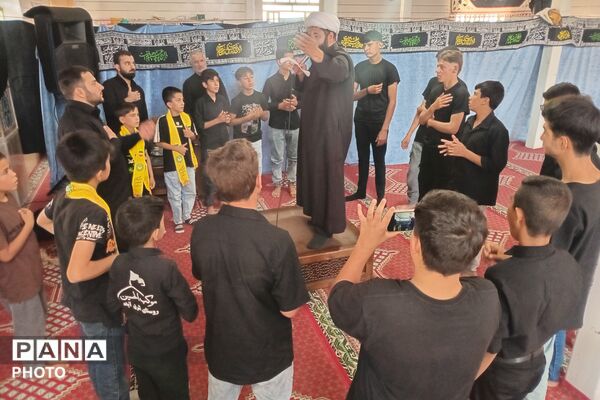 شور حسینی نوجوانان پیشتاز ارسنجانی در سوگواره «احلی من العسل»