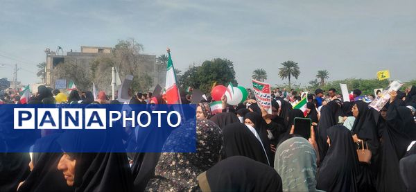 حضور پرشور مردم میناب در راهپیمایی ۲۲ بهمن