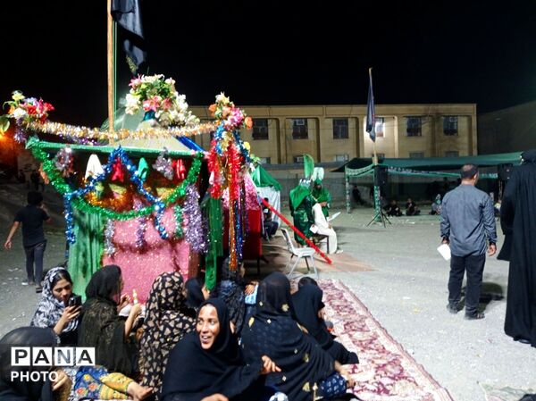 آیین سنتی تعزیه‌خوانی «عروسی شاهزاده قاسم» در محله زرکی میناب