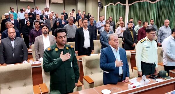 جلسه شورای اداری در شهرستان خلیل آباد