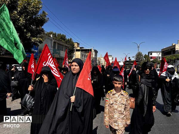 پیاده روی اربعین از میدان سپاه هشتگرد تا امامزاده هادی ینگی امام