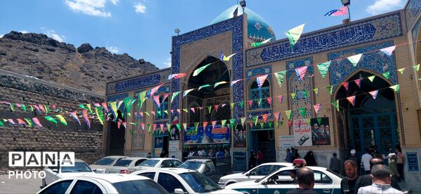 جشن غدیر با جاذبه‌های تفریحی در امامزاده جعفر(ع)