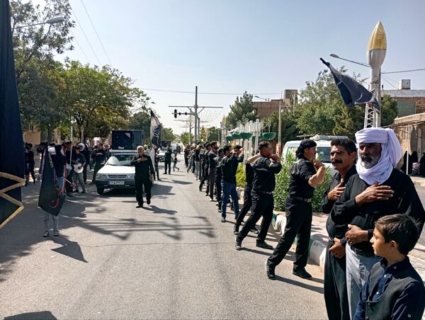 راهپیمایی جاماندگان اربعین حسینی در باخرز 