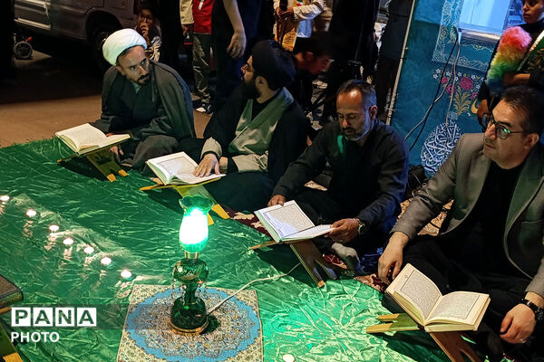 محفل انس با قرآن دانش‌آموزی در بزرگداشت مقام رهبر شهید در بجنورد
