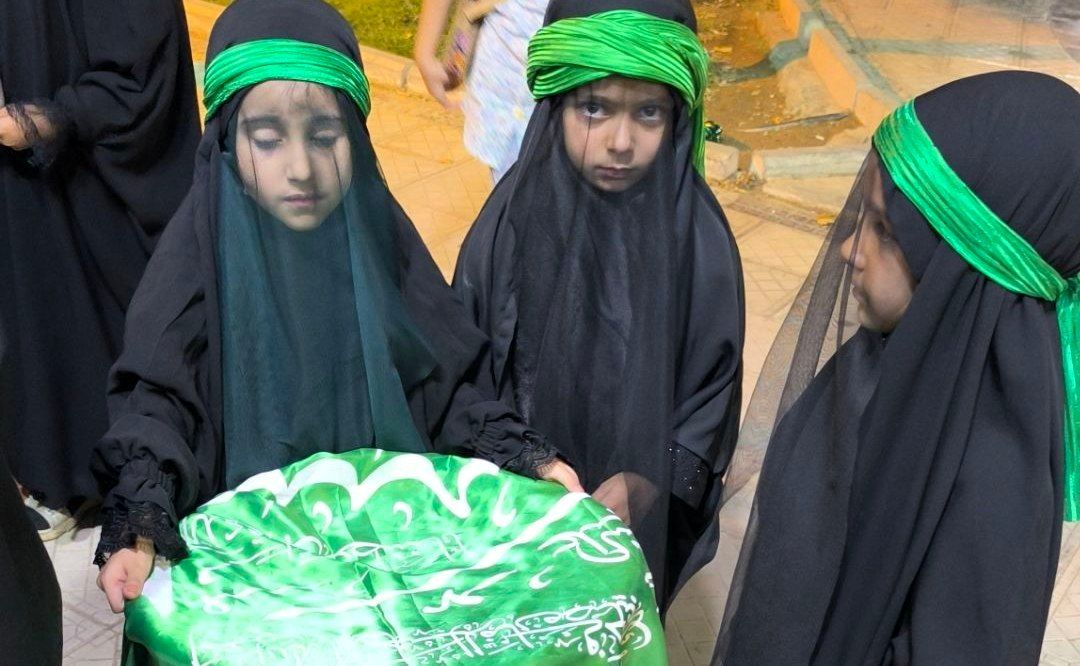 کودکان حسینی در غم عزاداری شهادت حضرت رقیه سلام الله علیها 