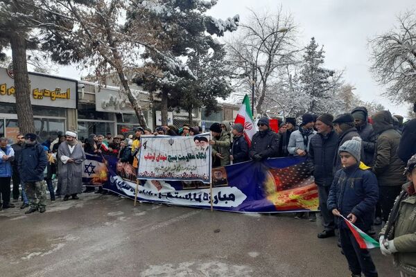 راهپیمایی باشکوه 22 بهمن در شهر فریمان