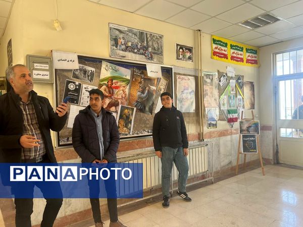 افتتاحیه نمایشگاه مدرسه انقلاب هنرستان فارابی