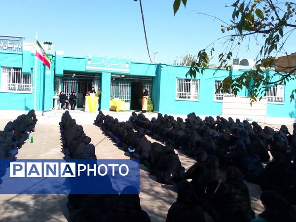 مراسم ولادت حضرت زینب و روز پرستار در دبیرستان فاطمیه