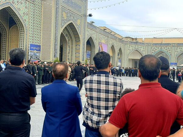 تشییع پیکر شهدای نیروی انتظامی مشهد مقدس