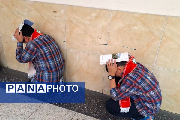 مانور زلزله در دبستان معارف 6 ناحیه 3