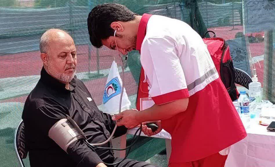اوج خدمت جمعیت هلال احمر در مراسم وداع و تشییع رهبر انقلاب در ۴۵ متری گلشهر کرج