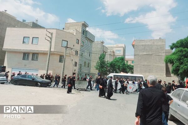 مراسم سوگواری قمربنی هاشم (ع) در شهرک گلشهر چهاردانگه