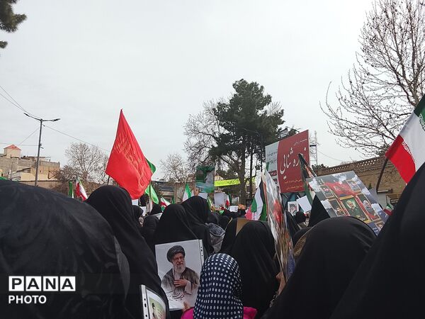  راهپیمایی روز قدس باحضور پرشور مردم نیشابور