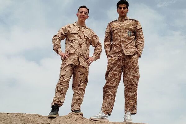 حضور دانش آموزان ناحیه دو شهرری در اردوی میدان تیر شهید جانبزرگی 
