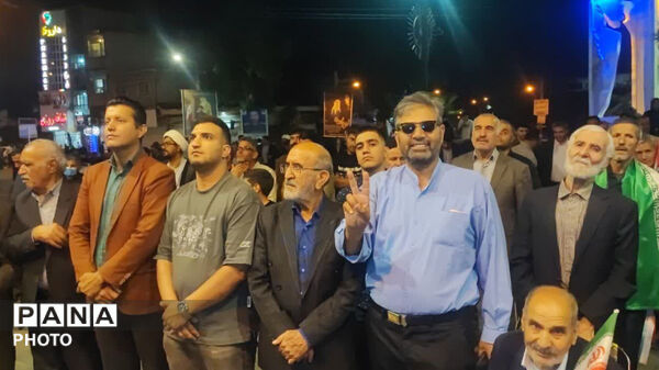 نود و پنجمین شب استقامت در کوهدشت